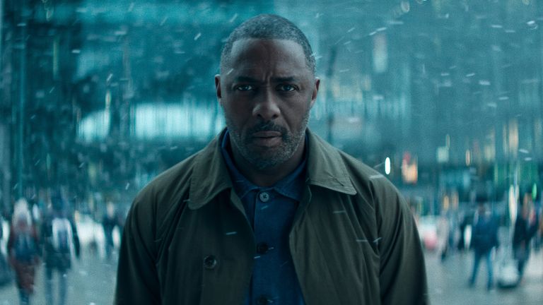 Idris Elba in Hijack now streaming on Apple TV.
