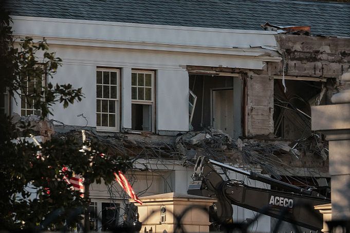 White House Staffers Couldn’t Care Less About the East Wing Demolition