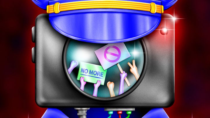 How Protesters Became Content for the Cops